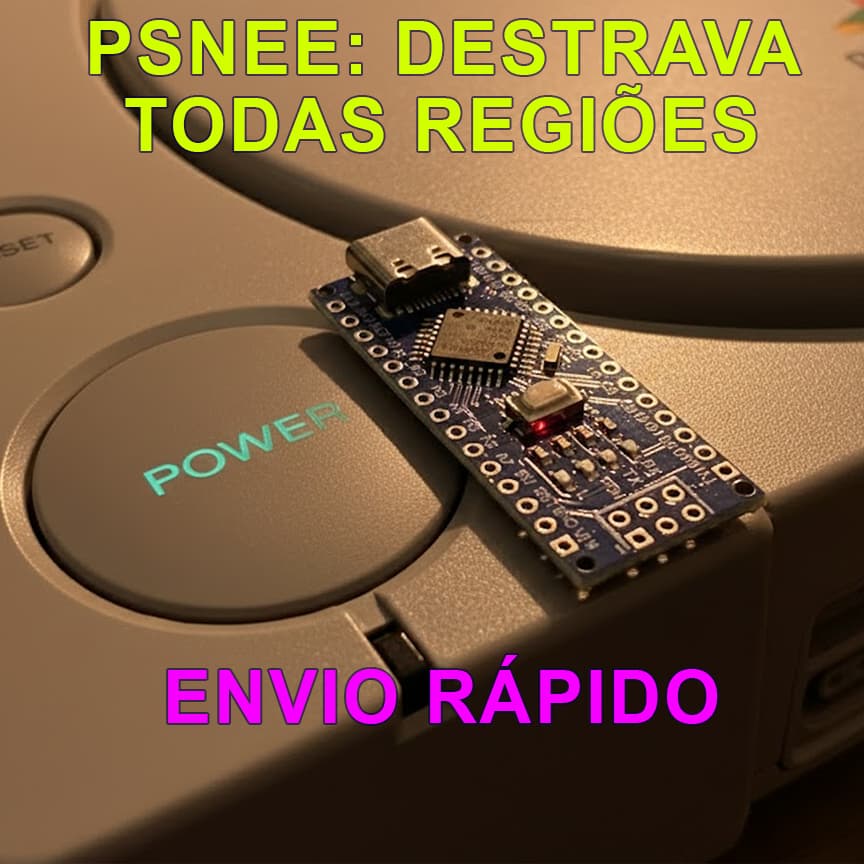 PsNee para ps1 psone psx mod chip todas regiões deztrava