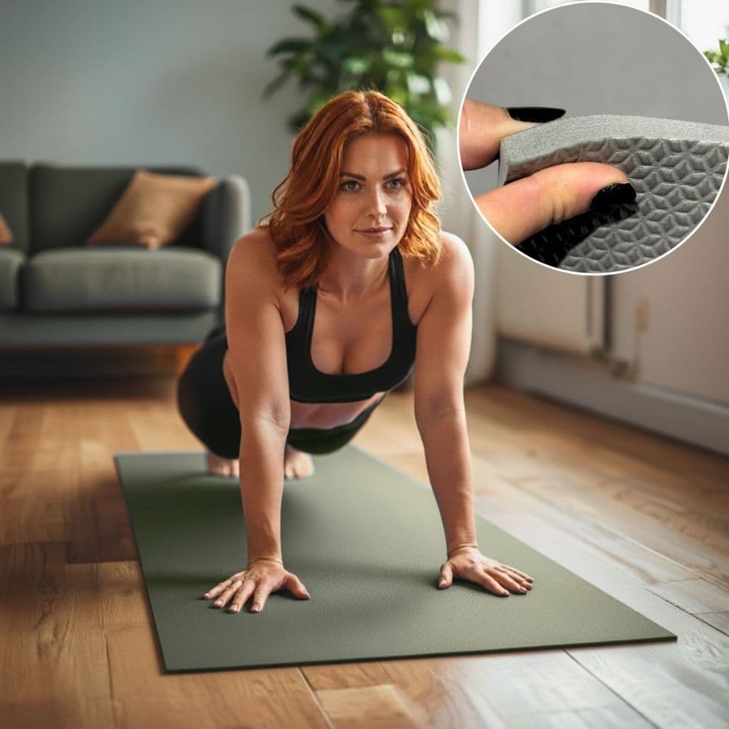 🥇Colchonete Exercício Yoga EVA 100x50cm 10mm Espess. Atividade Física Escola Ginástica Aeróbica