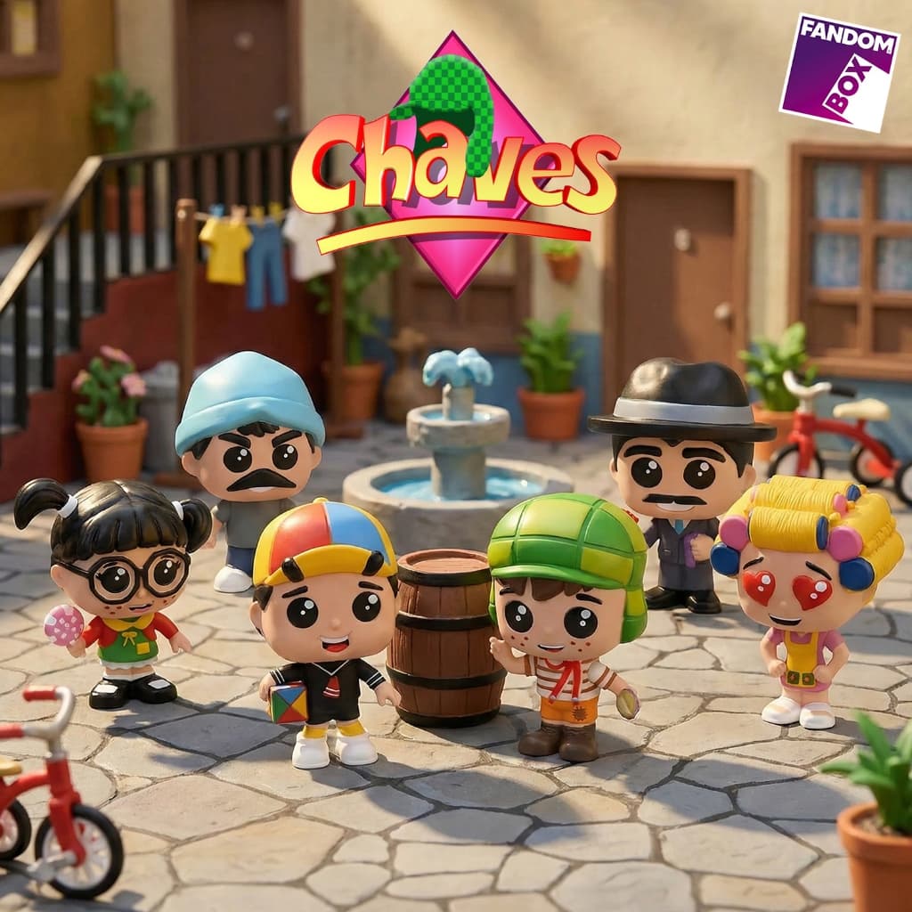 Turma Do Chaves Fandom Box Chaves Dona Florinda Seu Madruga Quico Colecionáveis - Líder Brinquedos
