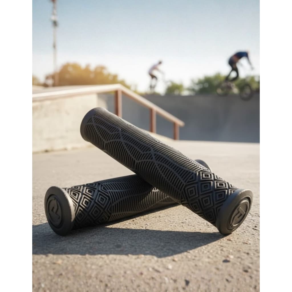 Manopla Absolute Bmx3 160mm Tipo Gios Bike Bmx Grau Wheeling