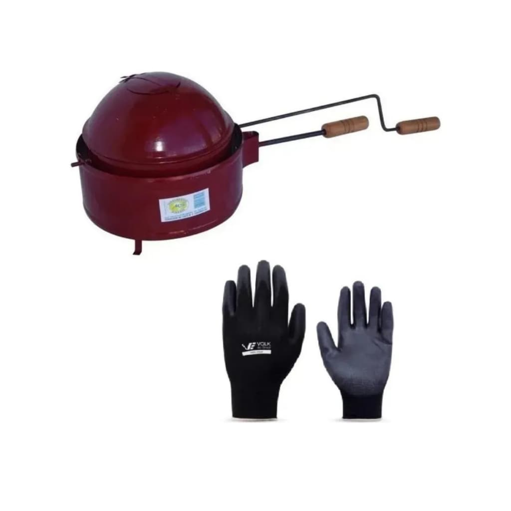 Torrador De Cafe Manual Tipo Bola N. 2 - 2 Litros Reforcado