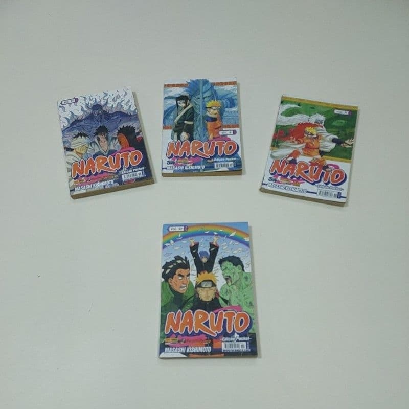 NARUTO edições especiais POCKET valor por unidade
