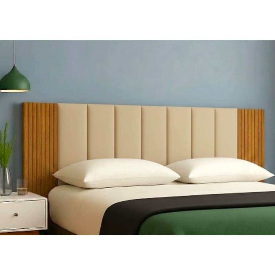 Cabeceiras de Cama Premium + Ripado de Parede Decorativo Escolha Cama Casal Box Queen King
