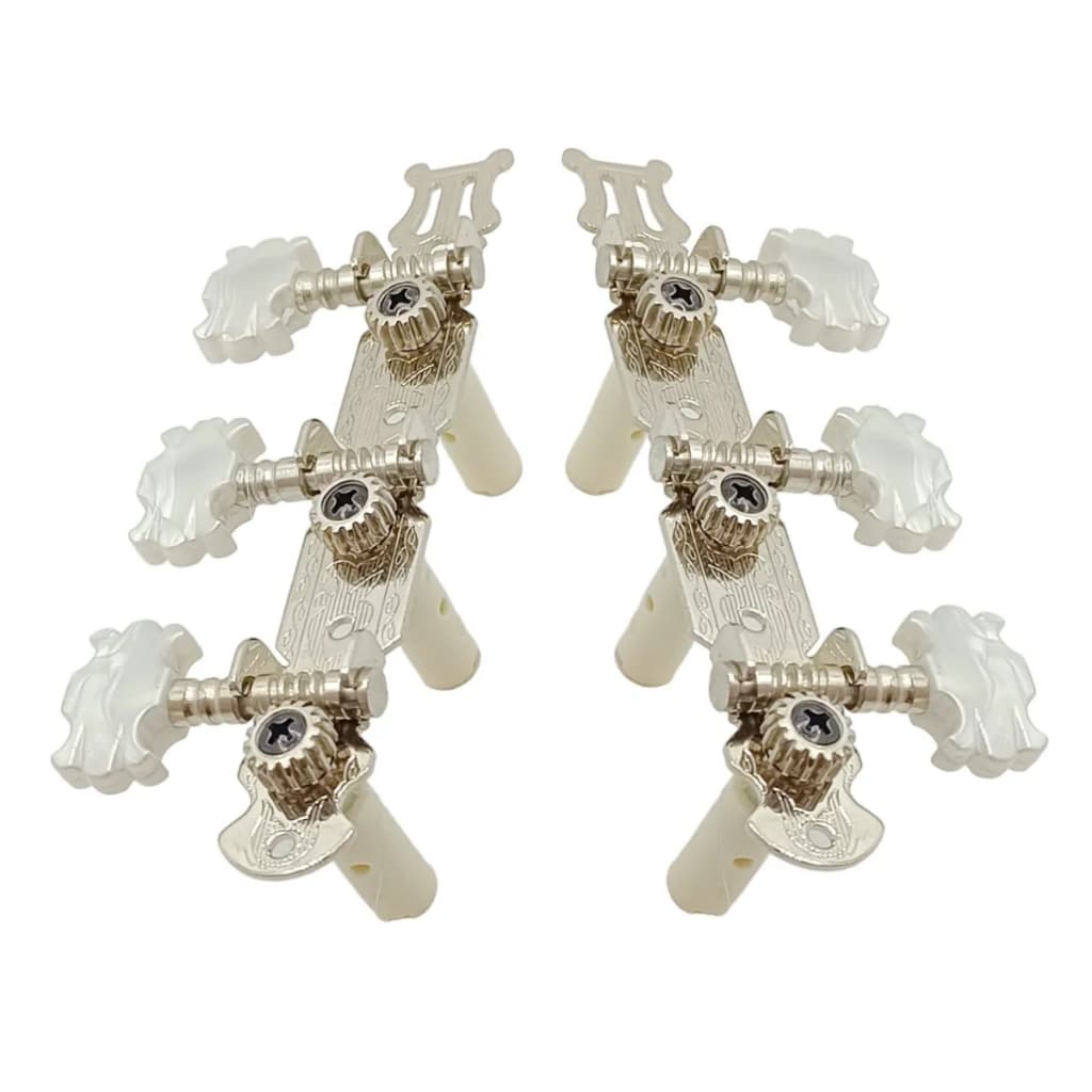 Tarraxas MXT para Violão Nylon Pino Grosso Cromada/ Dourada