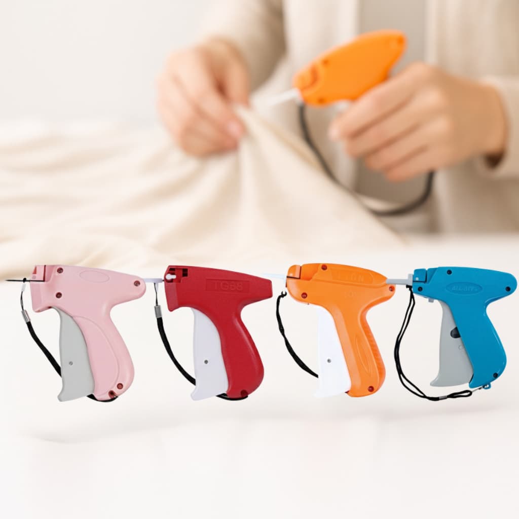 Pistola Aplicador Tag Pin Fine Agulha Fina Fixador de Etiqueta Preço Tamanho Tecidos Delicados