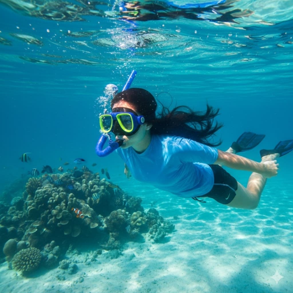 Kit De Mergulho Profissional Máscara E Snorkel Adulto E Criança Tubo Respirador Natação