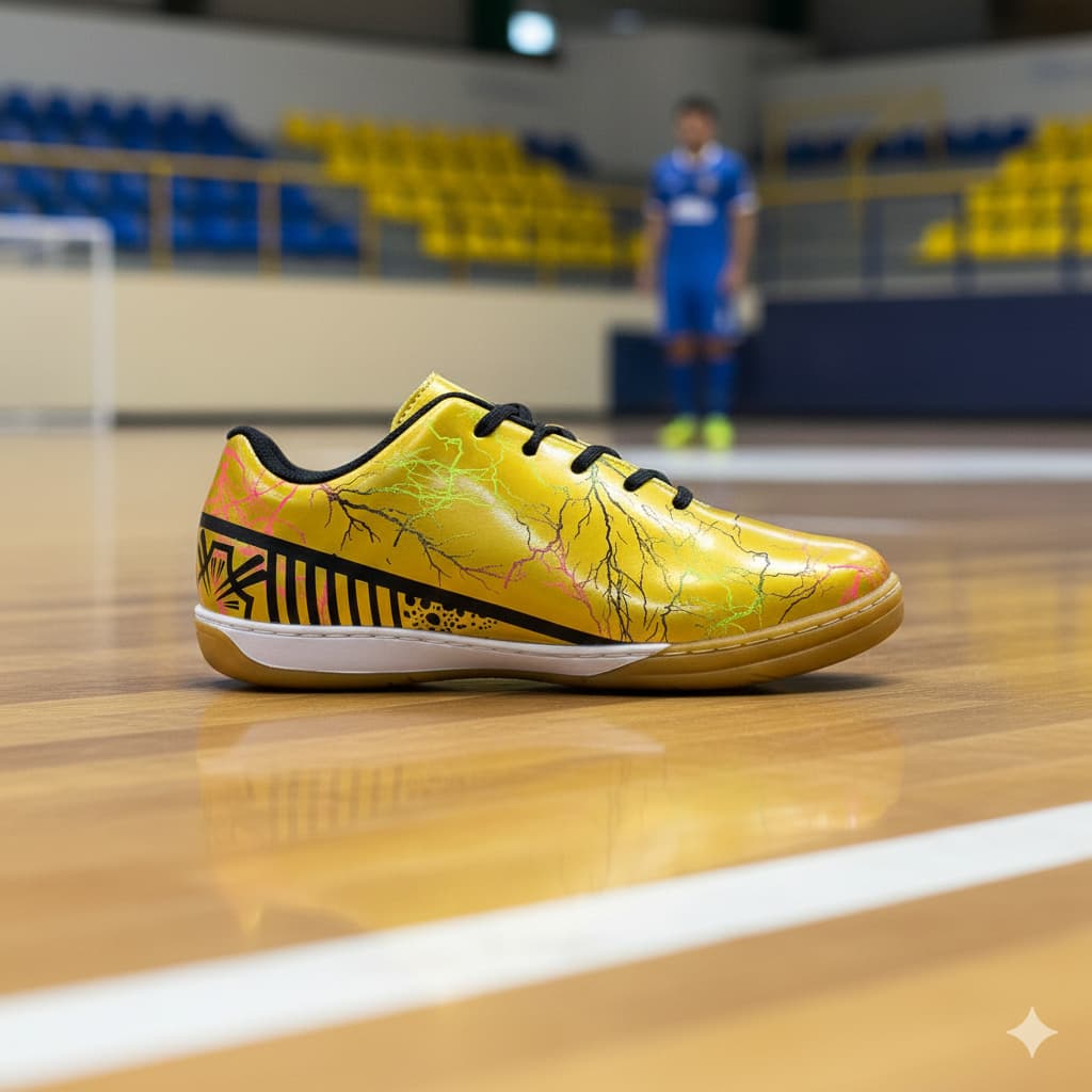 Chuteira infantil Salao quadra tenis escolar original lançamento envio ja 26 ao 33