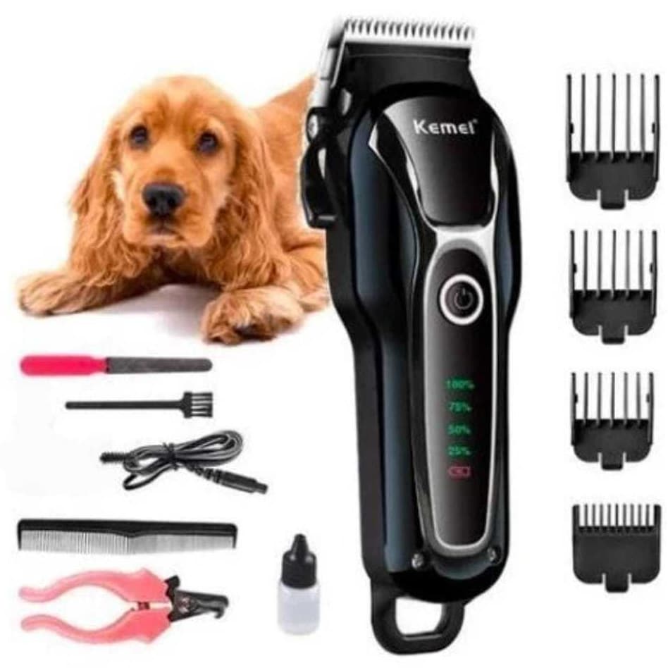 Máquina Para Tosar Cachorro Profissional Pet De Corte kemei km 1991 Aparador de pelos de Cachorro