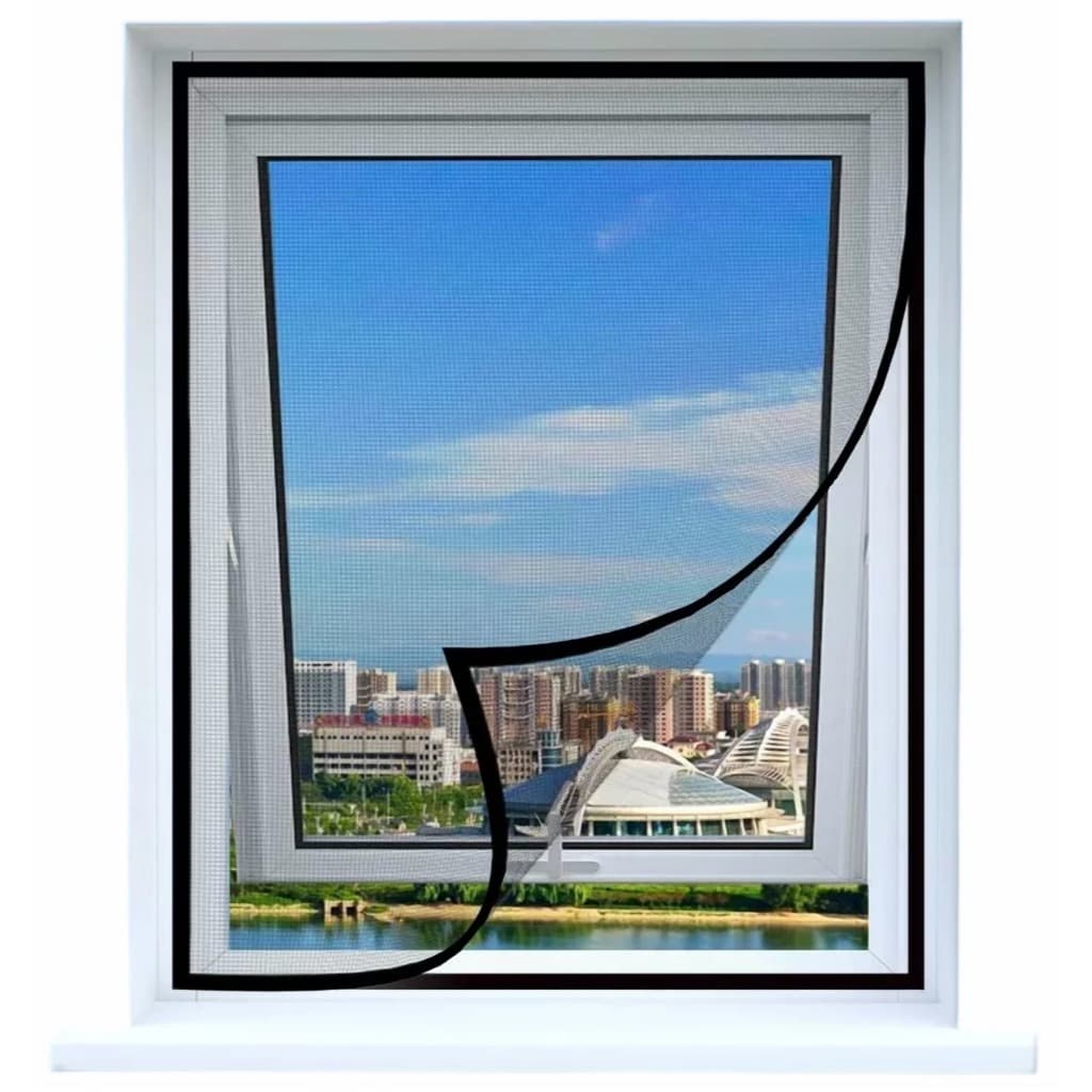 Tela Mosquiteiro Janela com Velcro Contra Insetos Mosquitos Dengue Telinha Mosquiteira Removível Resistente Redinha