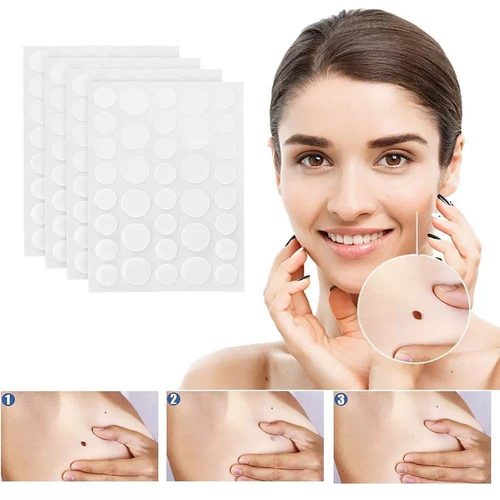 Kit 36/72/100 Adesivo Seca Espinha, Anti‑acne, Transparente Invisível Dia/Noite Secativo