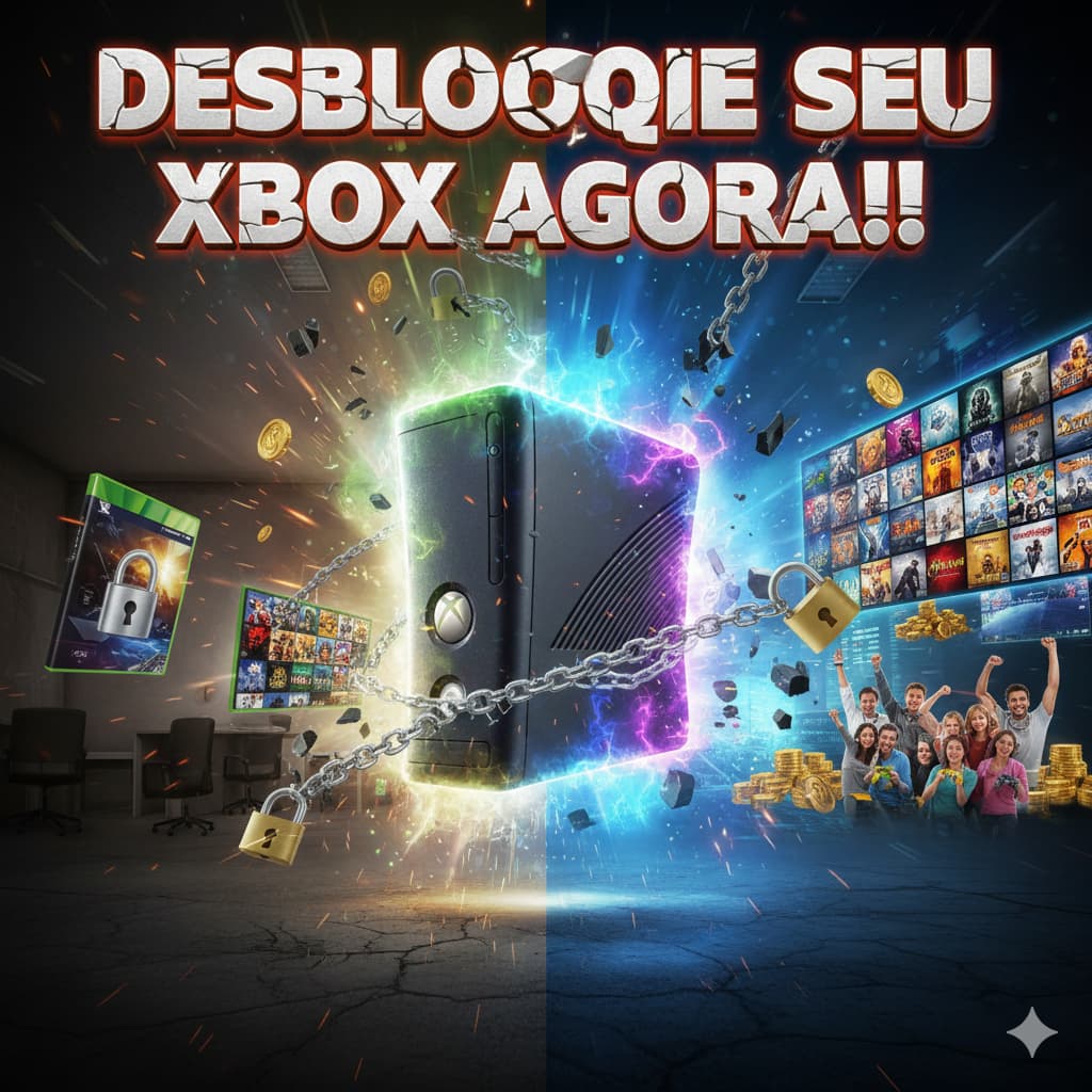 Hd/Pendrive  64gb/128gb/HD 500gb de Jogos de Xbox 360  com desbloqueio de todos os modelos!!!