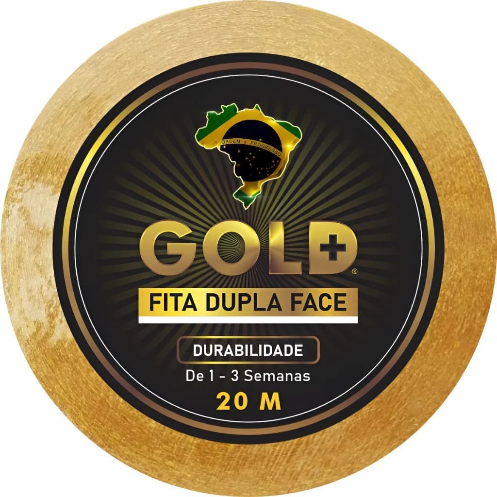 Fita Dupla Face Gold+ para Prótese Capilar e Perucas OriginalGold