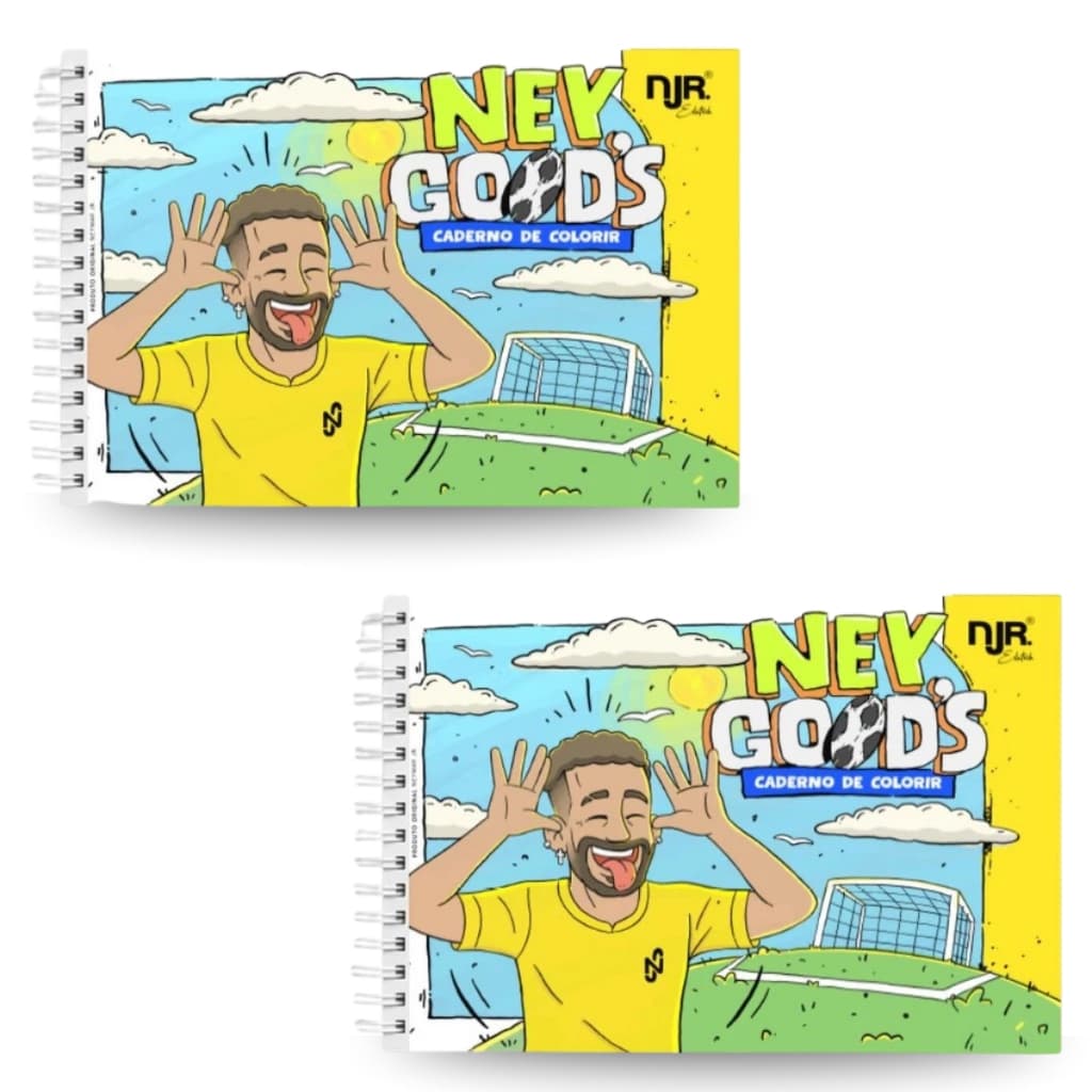 Kit 2 Ney Goods – Produto Oficial de Colorir do Neymar Jr.
