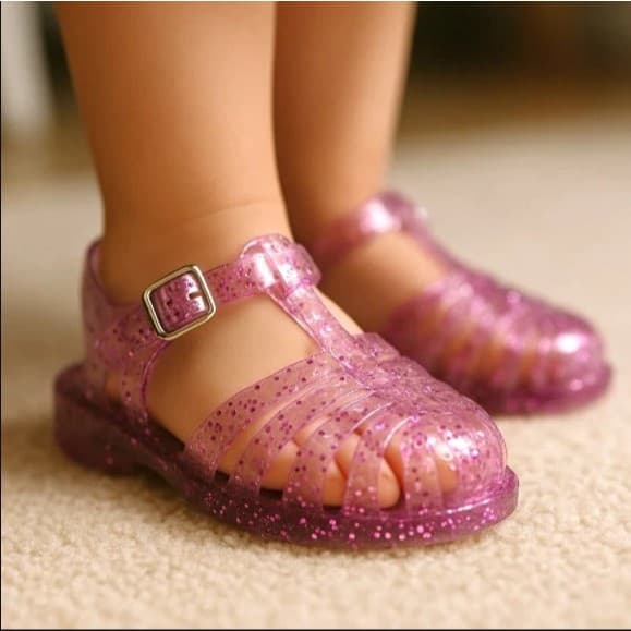 Sandália Infantil Menina Aranha Menina Feminino Confortável Cristal Gliter Brilho Promoção