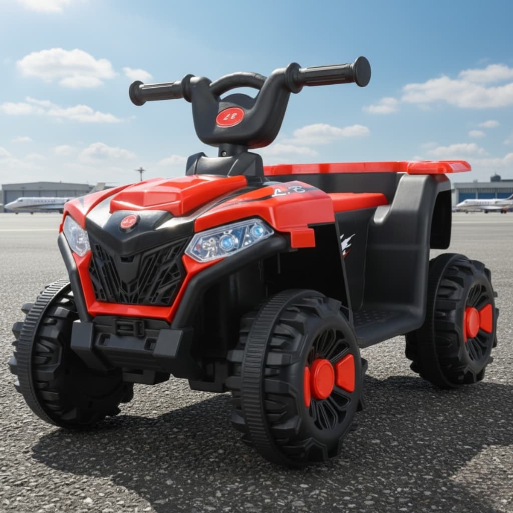 Mini Quadriciclo Elétrico Infantil Bateria 6V Luz e Música Brinq Kids