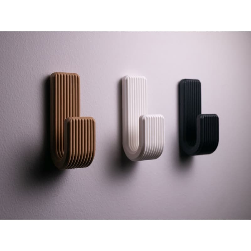 Kit 3 Ganchos Toalheiro de Parede Cabide Moderno Minimalista para Banheiro