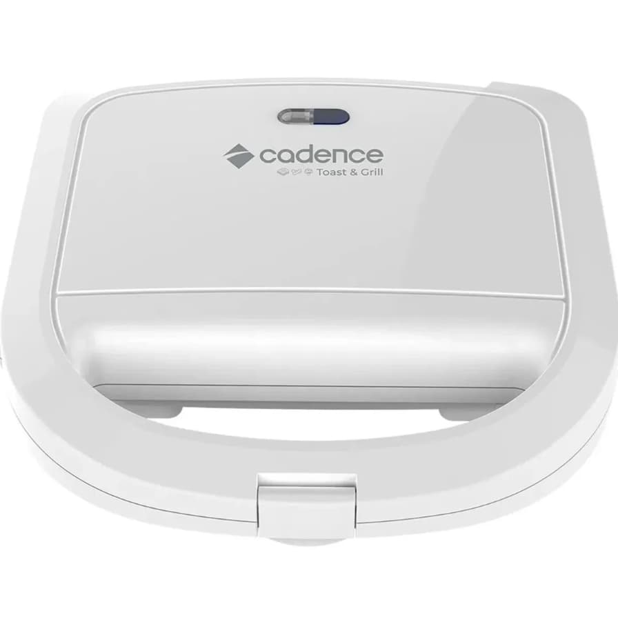Sanduicheira Grill Elétrica Cadence San265 Toast&grill Antiaderente Cor Branco