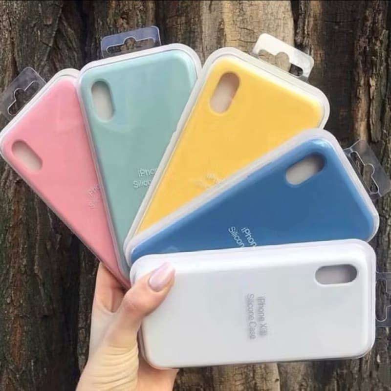 Capinha Case Silicone Aveludada Para iPhone XS/XR/XS MAX Premium