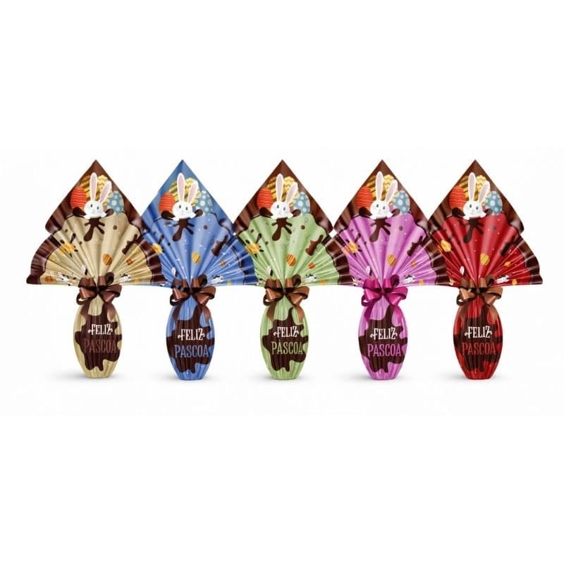 25 sacos para ovos de páscoa, vários tamanhos e cores