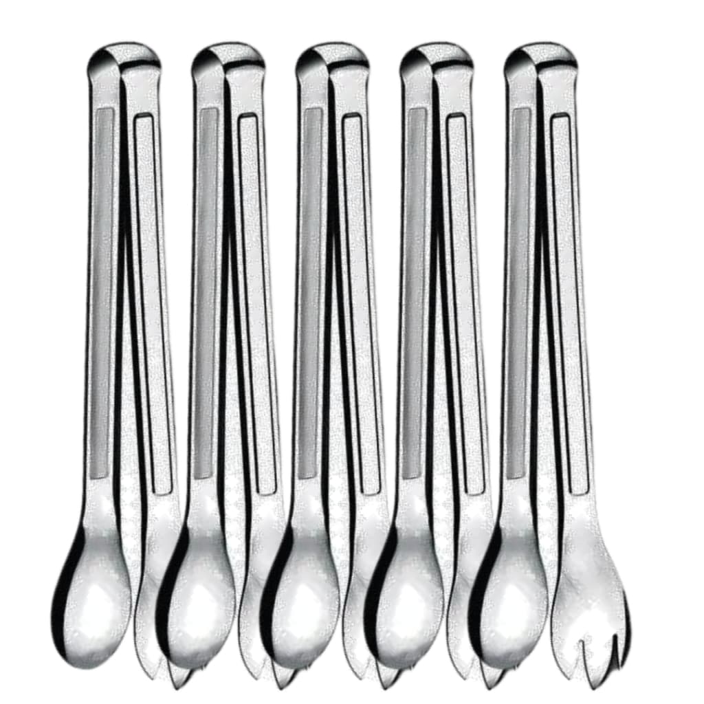 Pegador Salada Multiuso Cabo Longo Aço Inox Linha Premium Cozinha Restaurante Buffet Bar Eventos