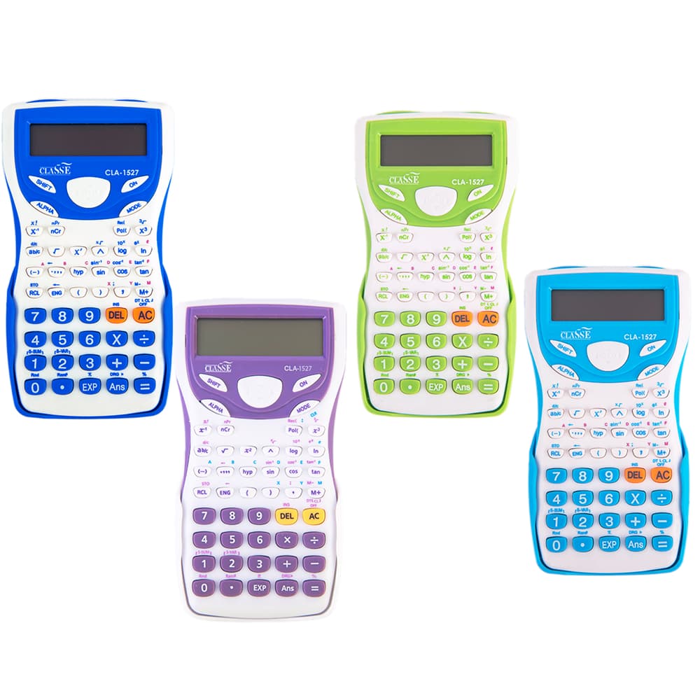 Calculadora Científica 12 Dígitos  240 Funcoes Portátil Com Capa Protetora escritório escola engenharia multifunção