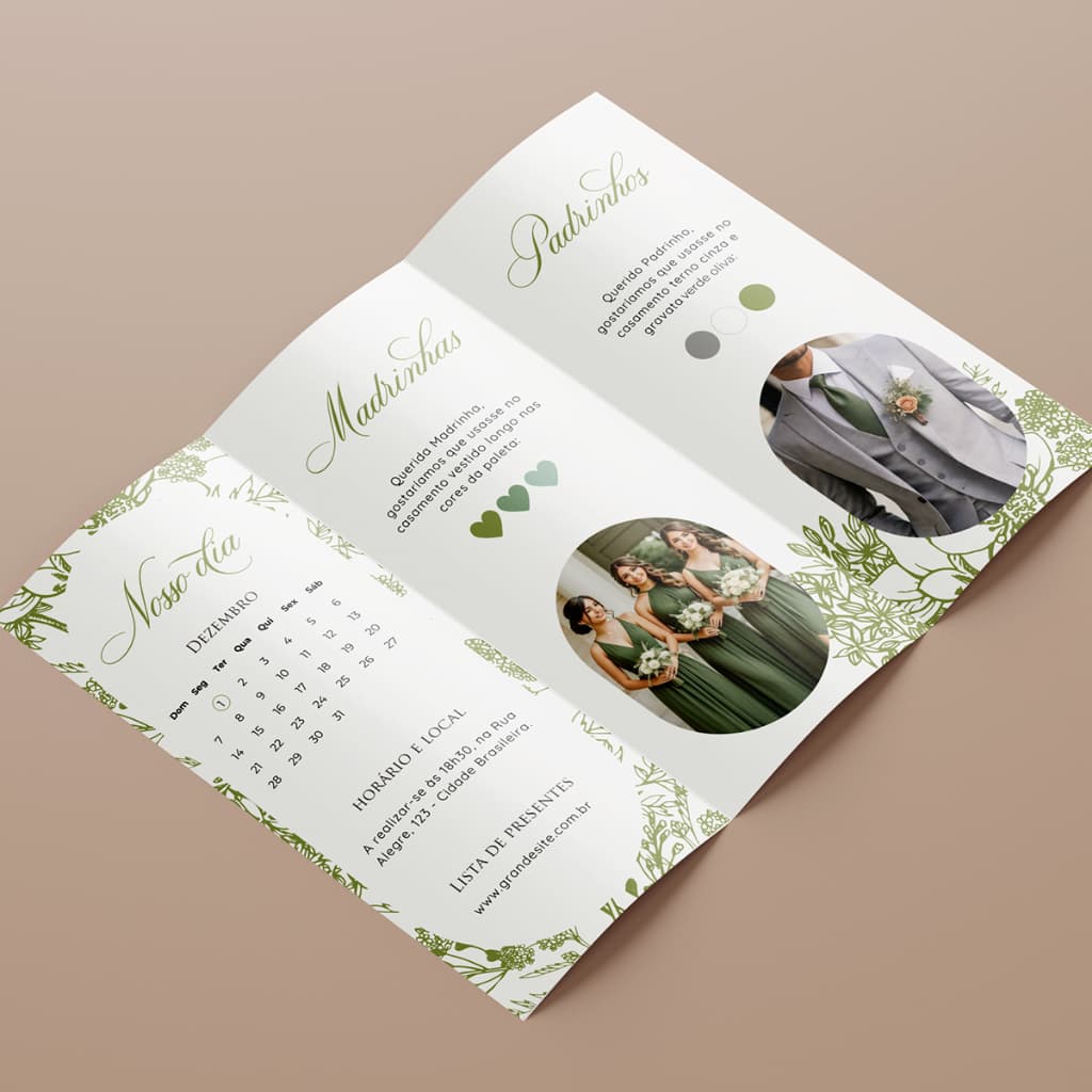 Manual de Padrinhos Casamento Personalizado