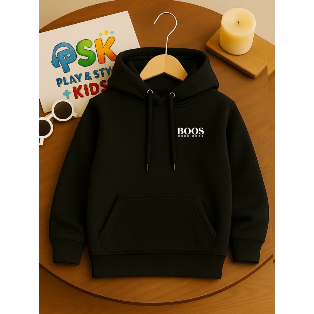 Agasalho Infantil Blusa de Frio Canguru Moletom Premium Com Capuz Flanelado 100% Algodão