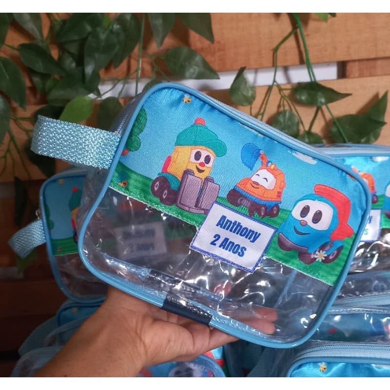 kit 10 Estojo  Necessaire Lembracinha, Aniversário, Casamento, chá de bêbê, Formatura Personalize em qualquer tema