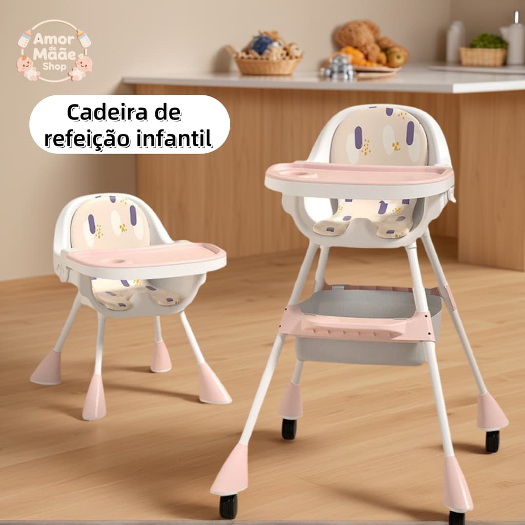 Cadeira de alimentação bebê portátil 3 em 1 Styll Baby Seggura cadeirão