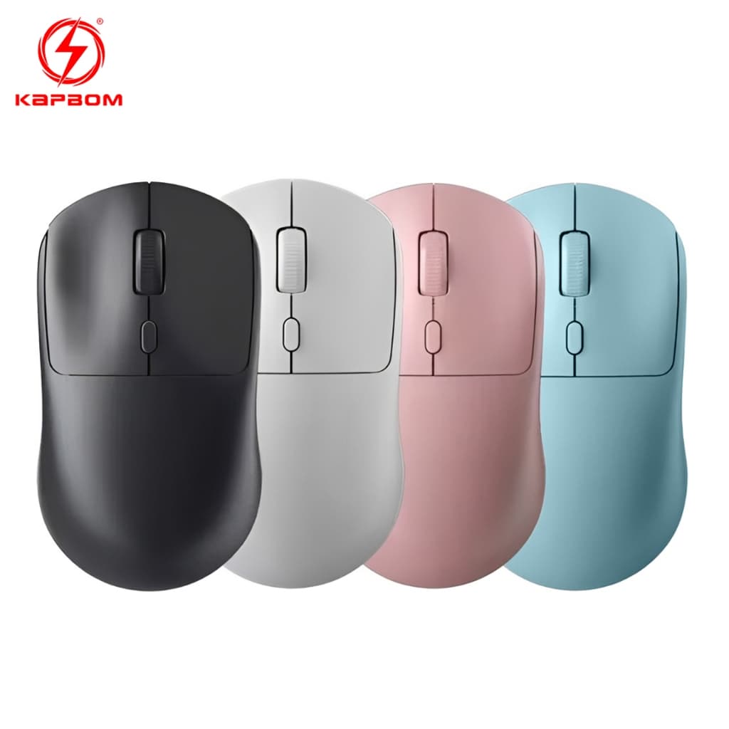 Mouse sem fio Bluetooth 2.4G de dois modos, modelo bateria