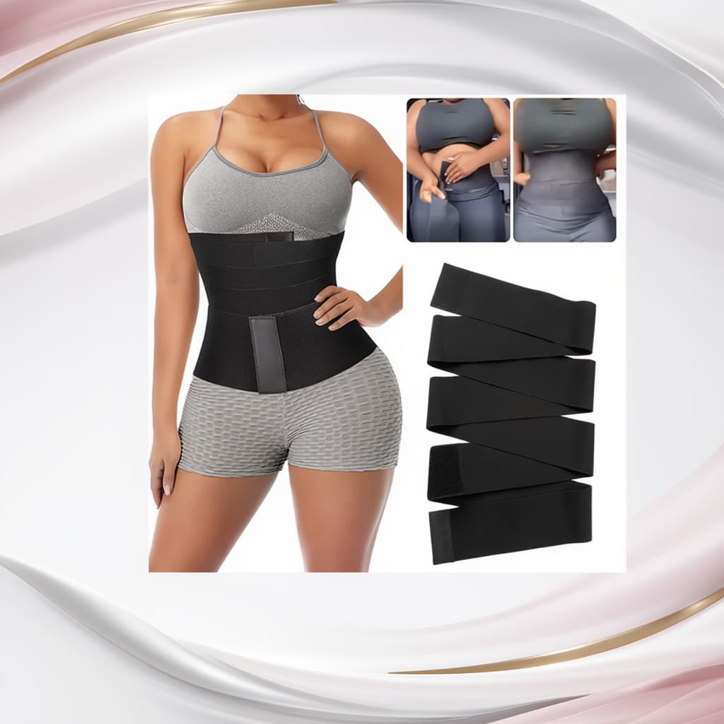 Cinta Faixa 3 e 5 metros Redutor De Medidas Ajustável Modeladora Corporal Twister Barriga Graci Envio Rapido