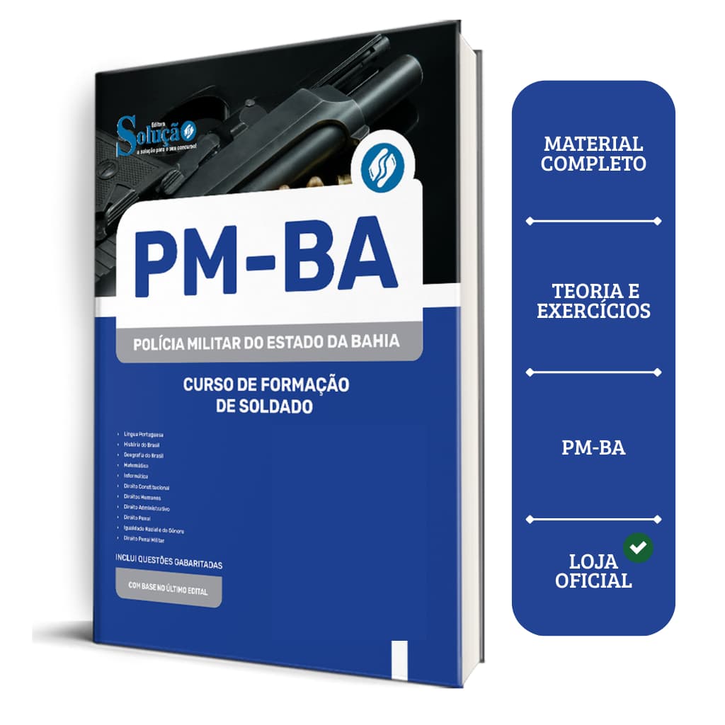 Apostila PM-BA 2026 - Curso de Formação de Soldado
