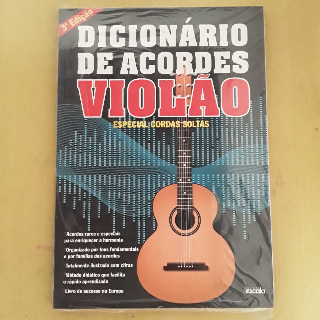 REVISTA DICIONÁRIO DE ACORDES VIOLÃO ESPECIAL CORDAS SOLTAS