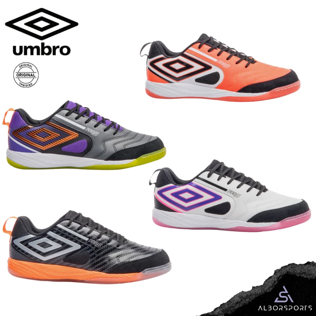 Chuteira Umbro Futsal Pro 5 Bump Original Couro Legítimo