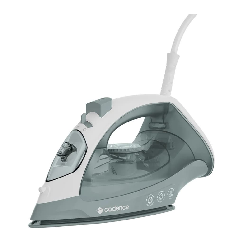 Ferro de Passar Spray IRO215 Cadence Ferro de Passar a Vapor com Base Antiaderente 127v