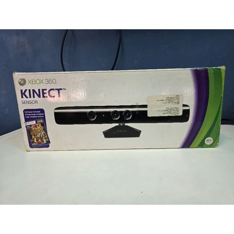KINECT XBOX 360 NA CAIXA COM MANUAL