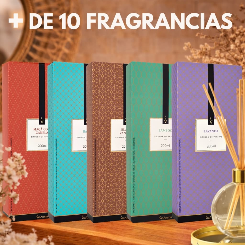 Difusor de Varetas Via Aroma - 200ml