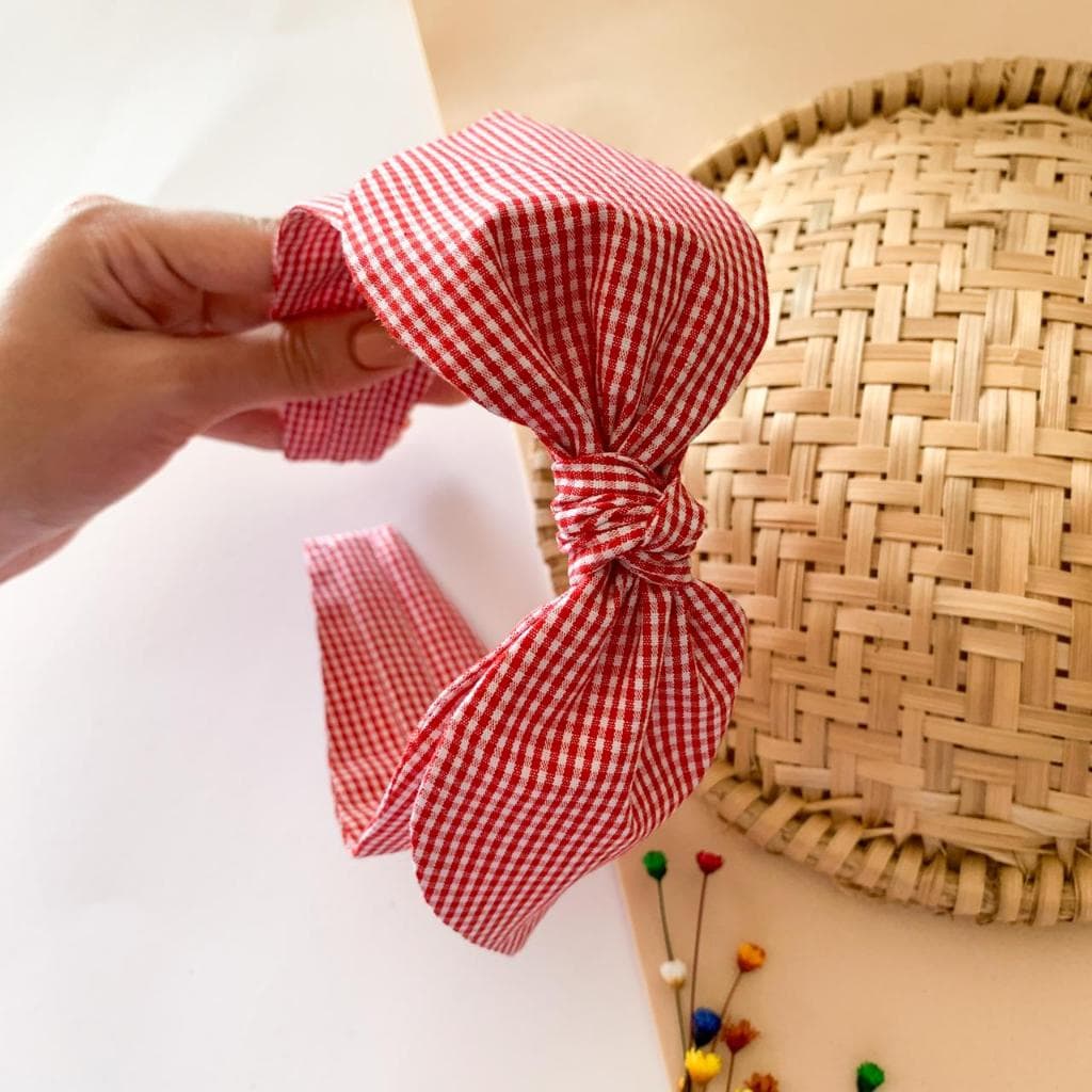 Tiara Feminina de Tecido Laço Macio Não Aperta Infantil Menina