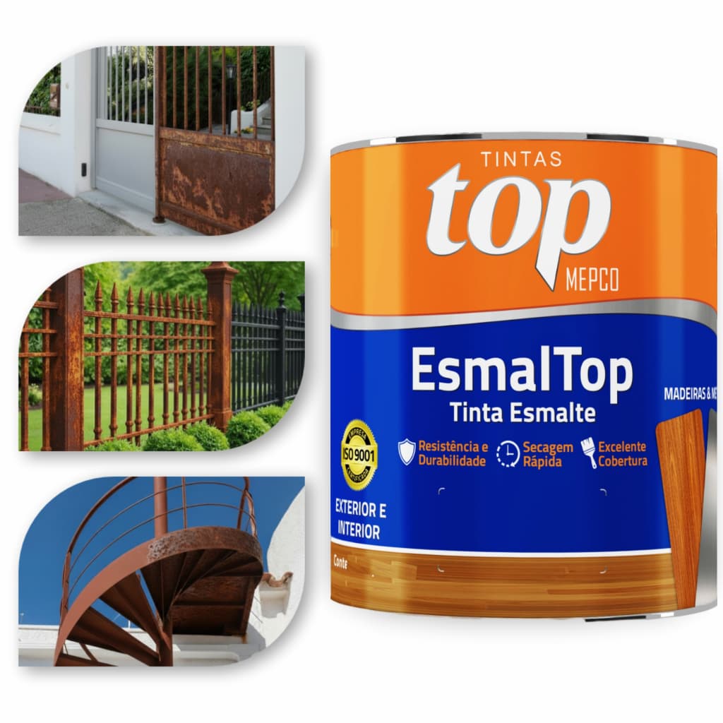 Tinta Direto na Ferrugem 900 ml – Proteção Rápida, Alta Cobertura e Durabilidade Para Metais