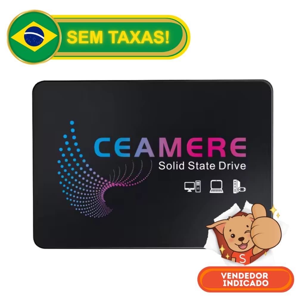 SSD 128GB Ceamere Sata 3 – Original – 550MB/s – Notebook/PC – Envio Rápido