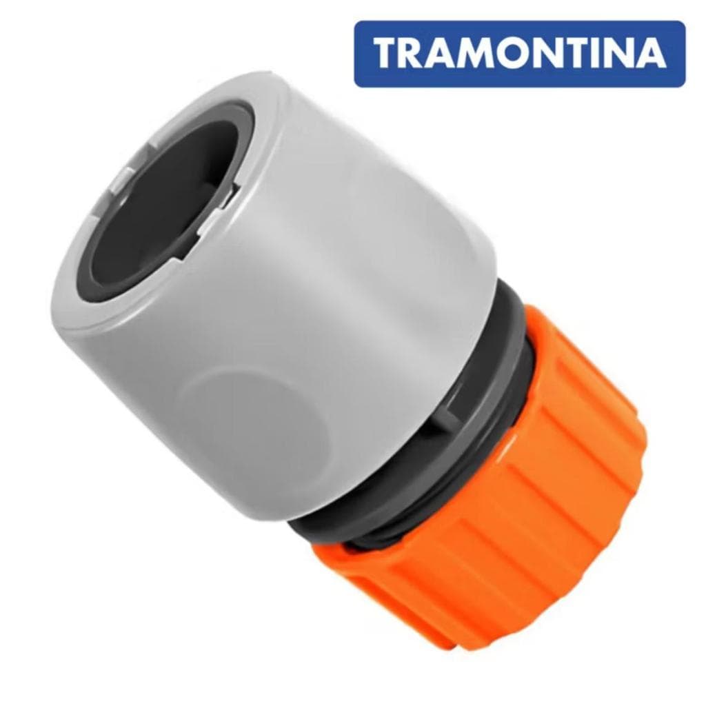 Kit 2 unidades Engate Rápido Macho Tramontina 1/2 3/4 Adaptador Conector Para Mangueira Jardim Torneira
