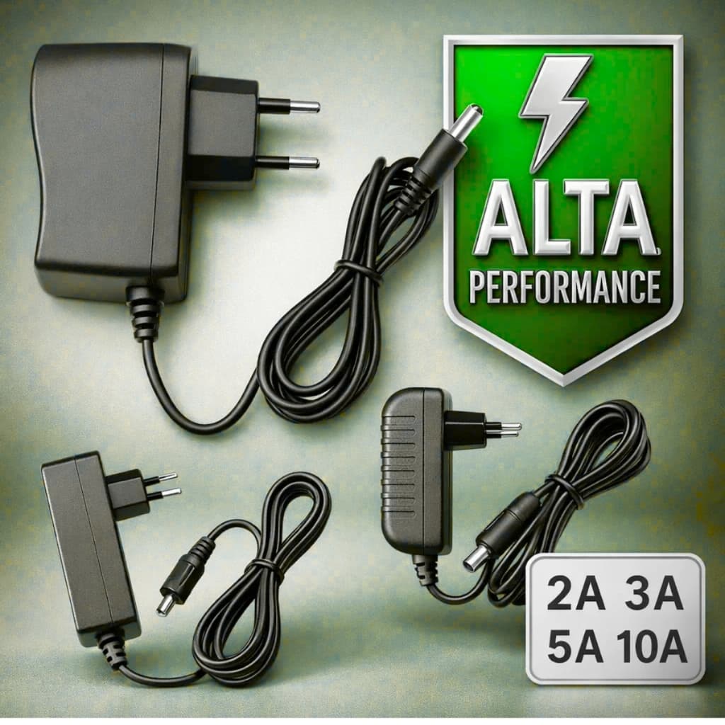 Fonte 12V 2A 3A 5A e 10A Bivolt 110V 220V Plug P4