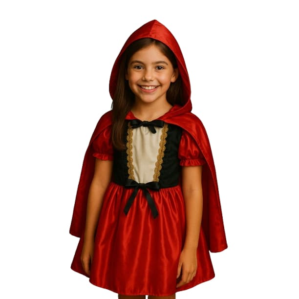 FANTASIA INFANTIL CHAPEUZINHO VERMELHO MENINA FESTAS ANIVERSARIOS CARNAVAL