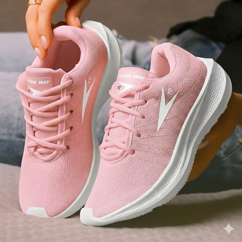 Tênis esportivo feminino caminhada academia ao ar livre