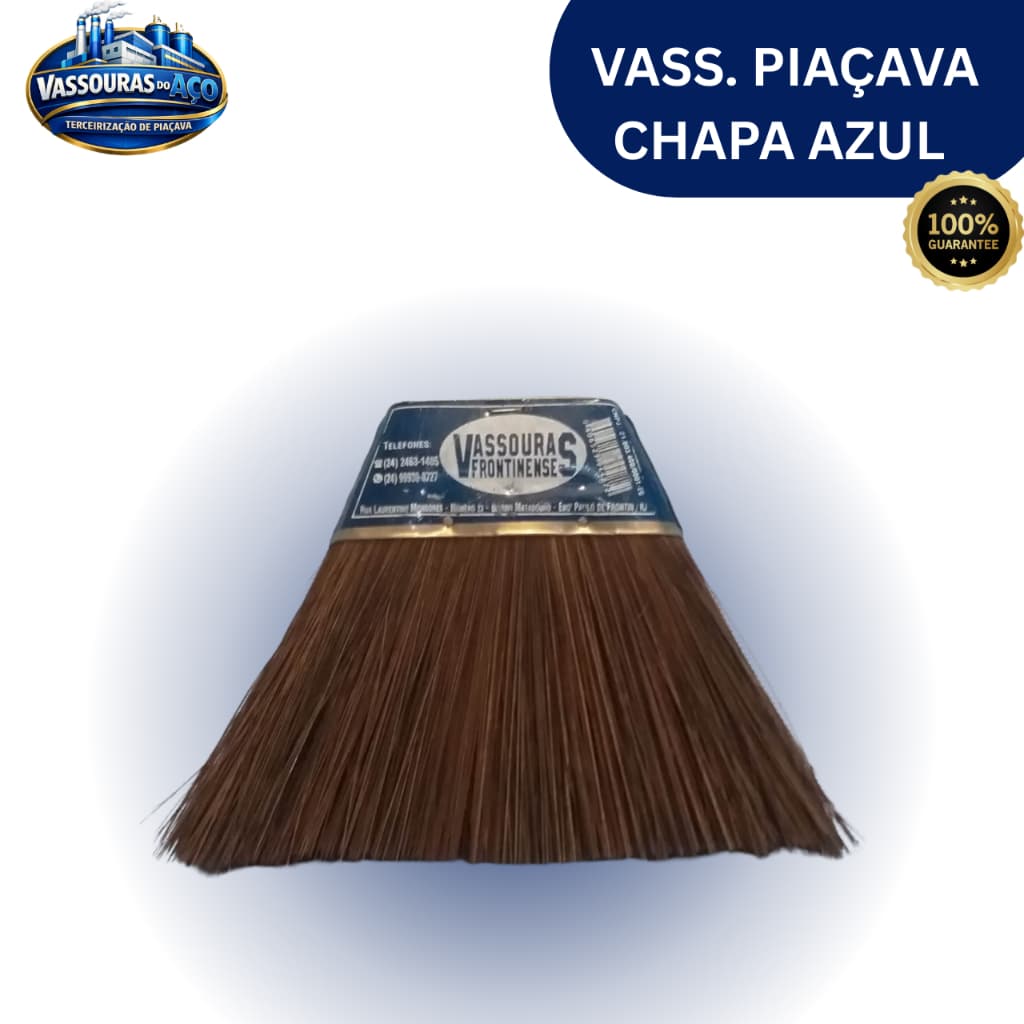 Kit C/1, 2 ou 4 Vassouras De Piaçava Natural (sem cabo)
