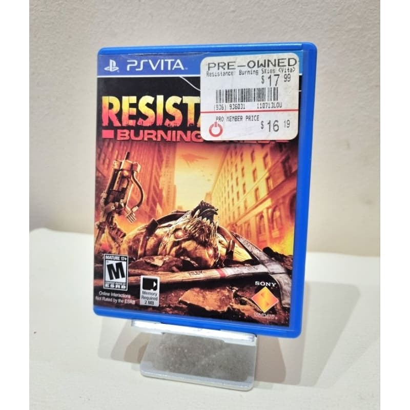 Resistance Burning Skies Ps Vita