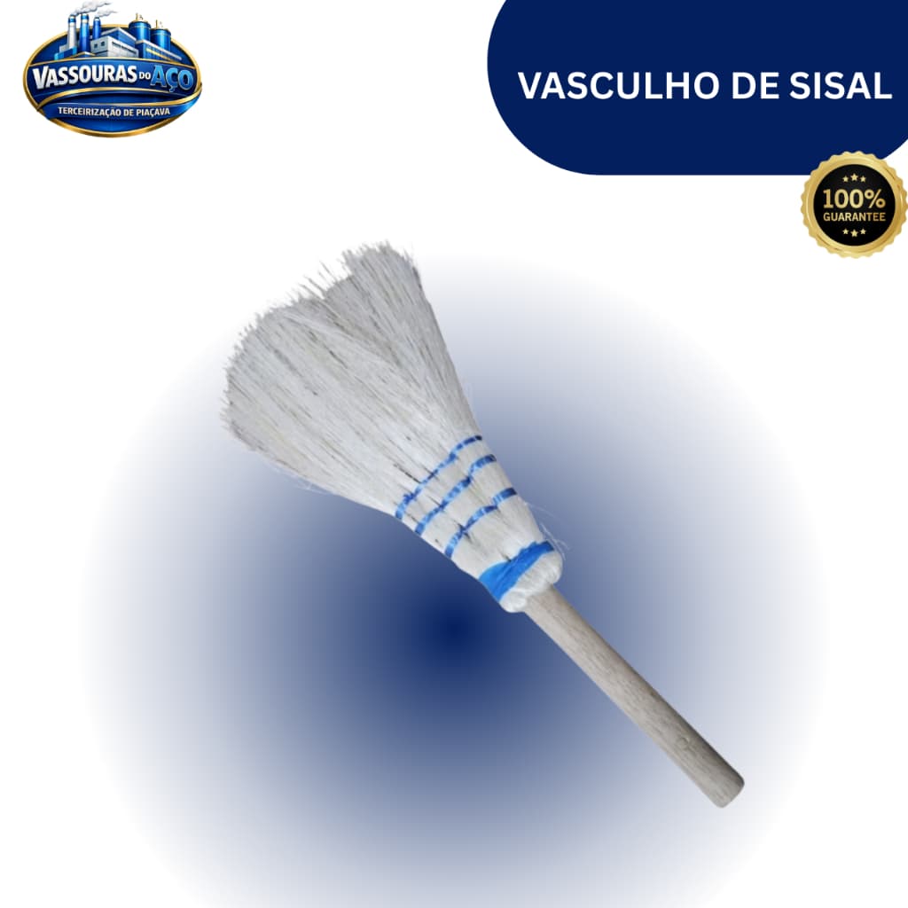 Kit C/1,2 ou 4 Vassoura De Teto Vasculho De Sisal Com Prolongadores. ( SEM CABOS)