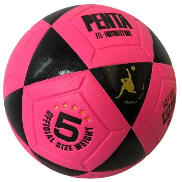 Bola futevolei PENTA COR ROSA altinha Profissional ft5 Futevolei Futvoley Futvolei
