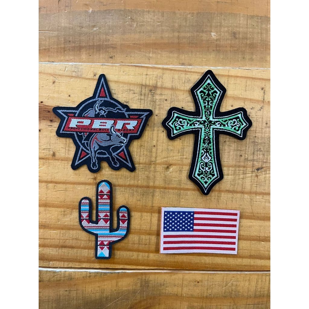 KIT 4 ADESIVOS CHAPÉU PATCHES VARIOS MODELOS