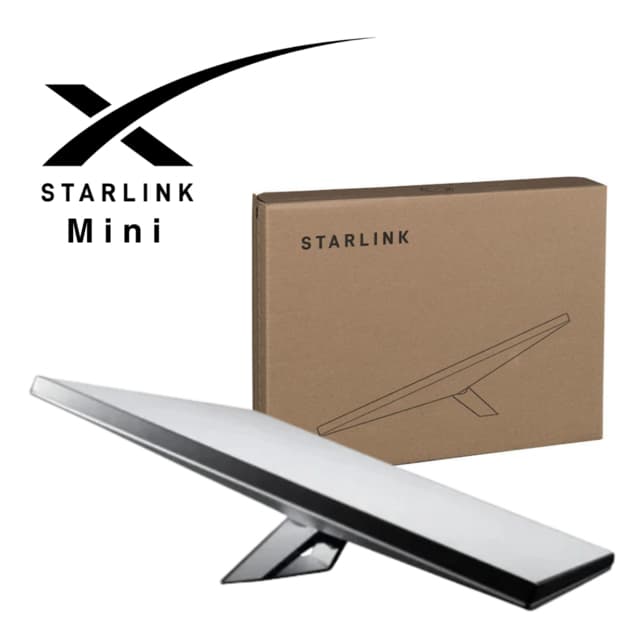 Starlink Mini Antena Internet Satélite - Alta Velocidade, Fácil Instalação, Compacta